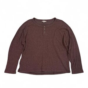 Z Supply ribbed henley shirt